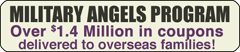 Over $4 Million in coupons delivered to overseas families!