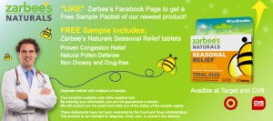 free zarbee's coupon seasonal relief