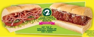 Subway_$2 coupon