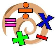math symbols-swirl