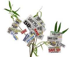 Grocery Coupons On A Tree