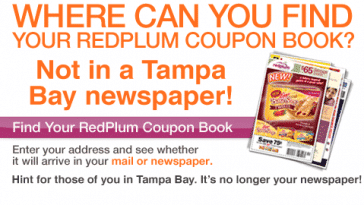 no redplum newspaper coupons tampa bay st petersburg