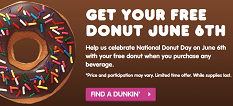DunkinDonut_free donut