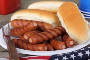 Grilled Hot Dogs and Buns