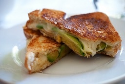 Avocado-Cheese sandwich