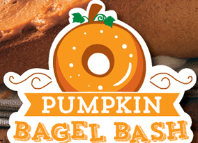 Einstein Bros_pumpkin bagel