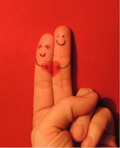 finger couple-heart-romance