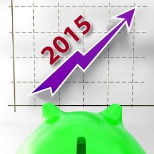Graph 2015 Shows Financial Forecast Projecting Growth