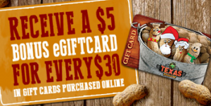 Texasroadhouse Bonus Card