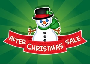 After Christmas Sale Banner / Snowman