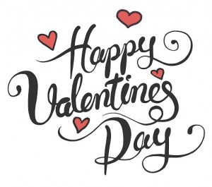 Digitally generated Valentines day vector