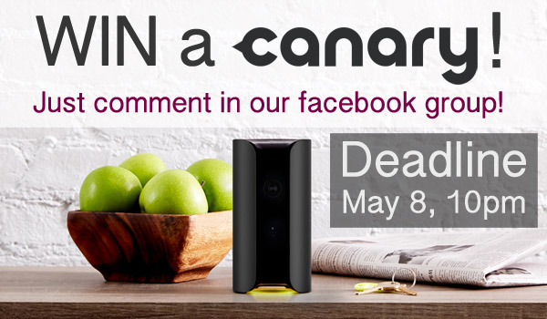 Win a canary home security camera with SavingsAngel