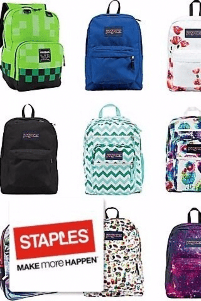 Staples-backpacks