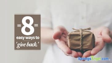 8 easy ways to give back and feel like a million bucks!