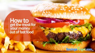 get the most for your money out of fast food