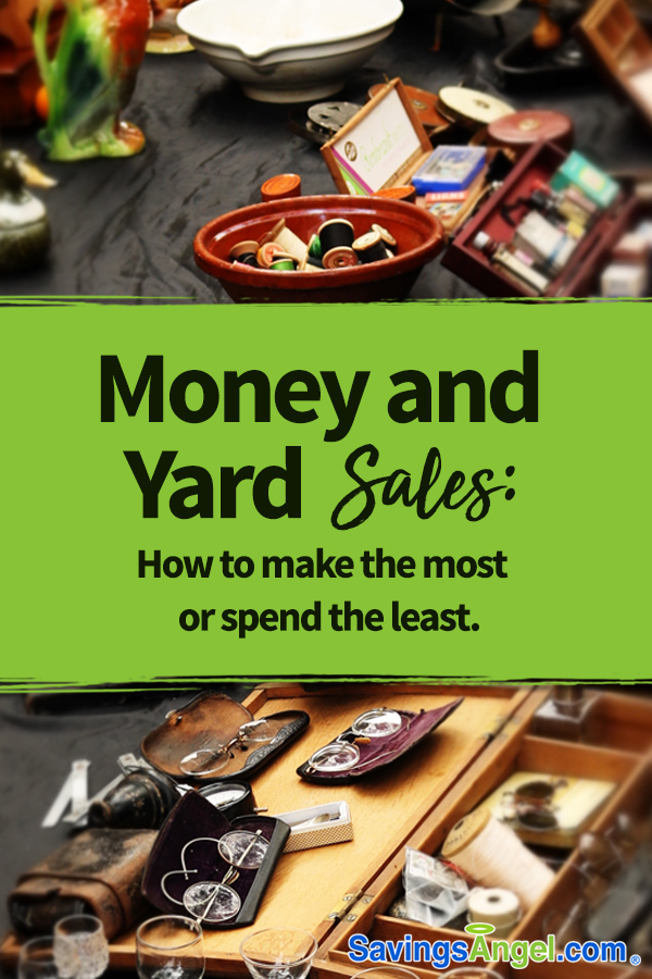 money and yard sales